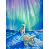 HUACAN Cross Stitch DIY Diamond Painting Child Diamond Embroidery Painting Polar Bear Home Decor