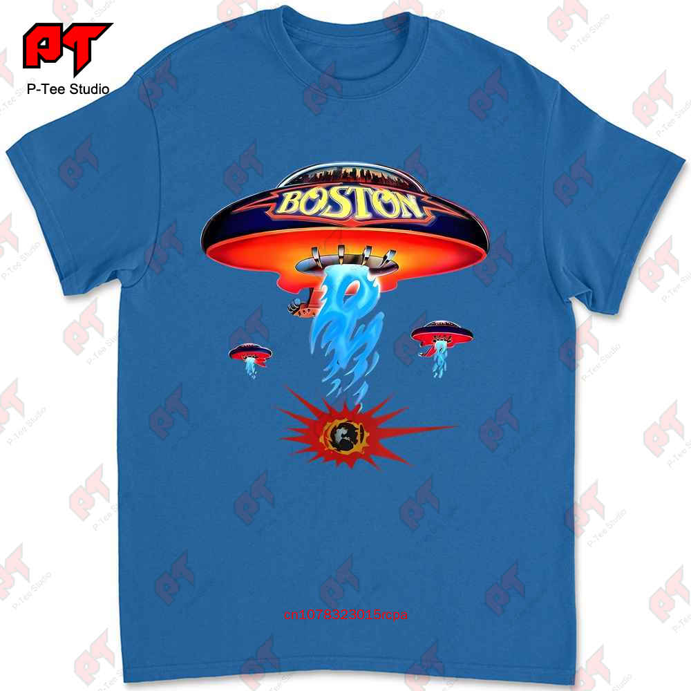 Sale Vintage Boston Rock Band Concert Tour T Shirt 1987 All Size J7ON