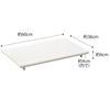 Yamazaki Tower Tabletop Ironing Board with Legs, White, Approx. W60 x D36 x H6cm, Comfortable to Hang Ironing Board, Model 5773