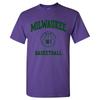 Базовая хлопковая футболка Milwaukee Classic Basketball Arch