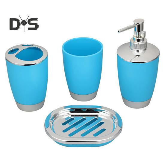 6 шт./компл. набор для ванной комнаты, флакончик для лосьона, стаканчик для ополаскивателя для полости рта, стаканчик для зубной щетки, мыльница, туалетная щетка, мусорное ведро, набор туалетных принадлежностей, органайзер