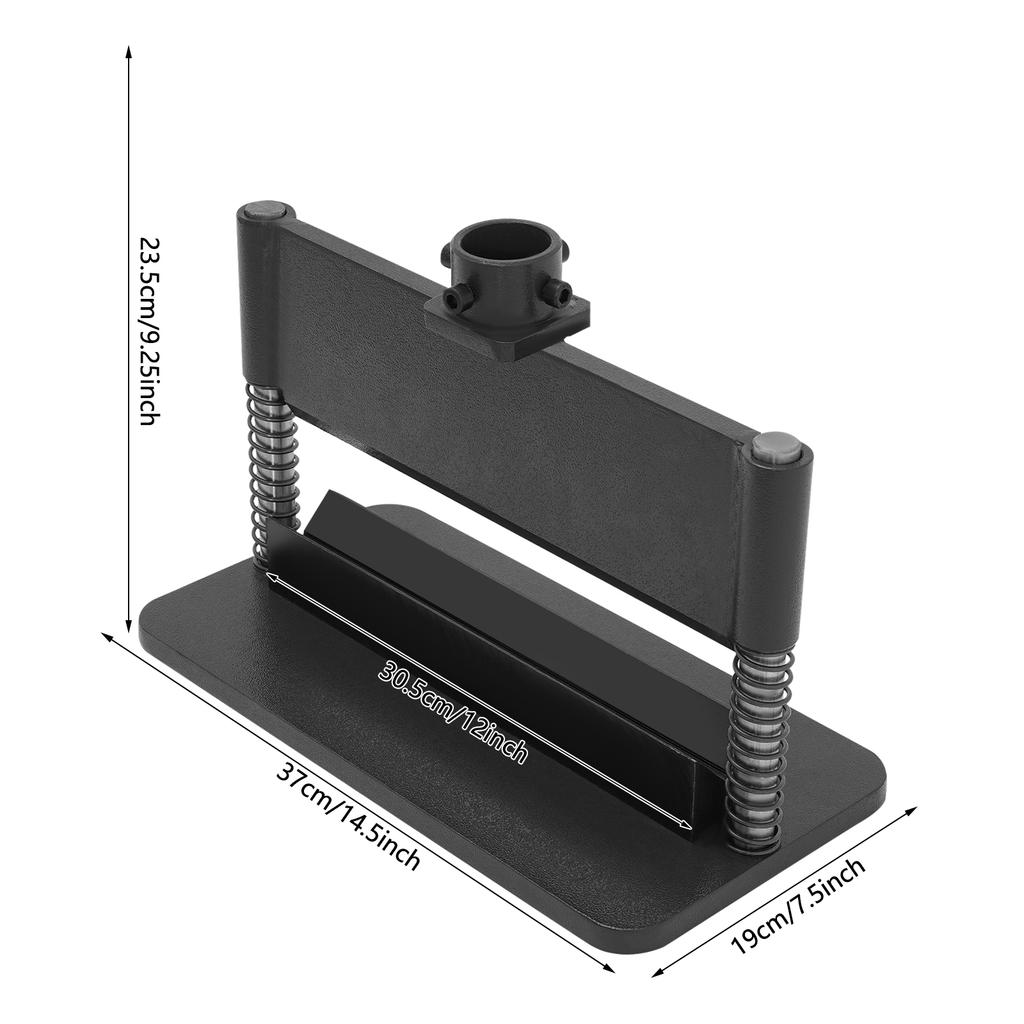 Professional 12" Press Brake Die Attachment, 90° Bending, 3/16" Thickness, for 12/20-Ton Hydraulic Press, Metal Bending Tool