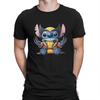 Men's Stitch T Shirt X-Man Deadpool & Wolverine Pure Cotton Tops Novelty Short Sleeve Round T Shirt Unique T-Shirts Tees