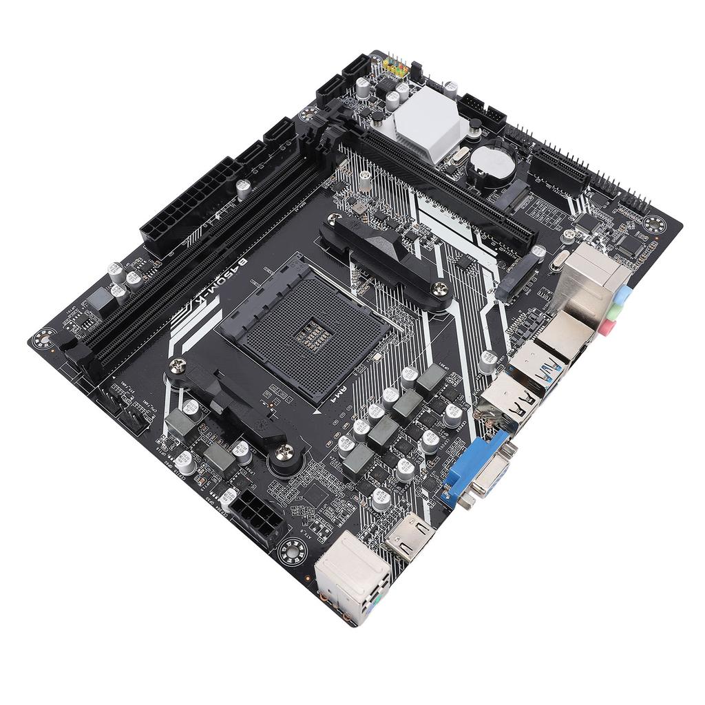 Материнская плата для ПК Игровая DDR4 Максимум 64 ГБ NVME M.2 PCIe 3.0 USB 3.0 Gigabit LAN для процессоров Ryzen 1-го и 5-го поколений B450M