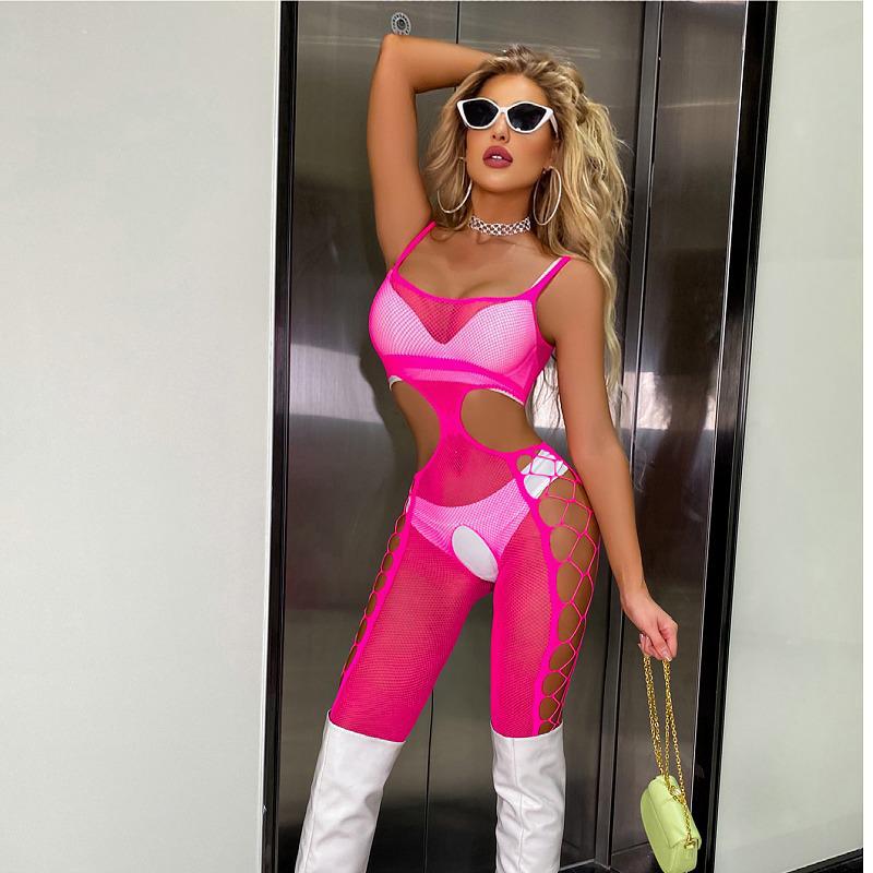 Комплект боди из сетки Данаи: Сексуальное белье на подтяжках для флирта и сна