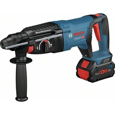 Перфоратор Bosch Professional GBH 18V-26 D без аккумулятора - Сила удара 2,5 Дж - Бесщеточный двигатель - 0611916001