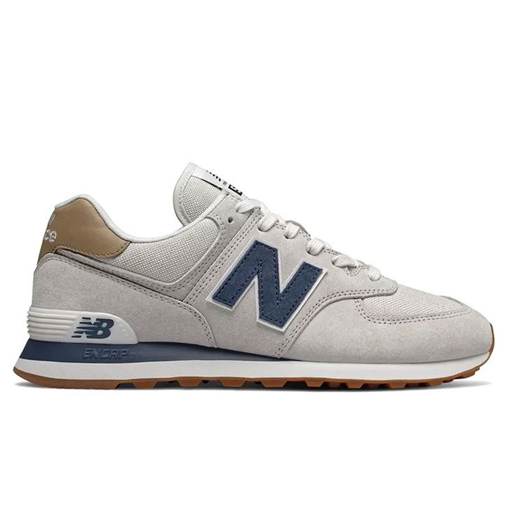 New Balance 574 Light Cliff Grey Indigo Unisex Sneakers ML574LGI