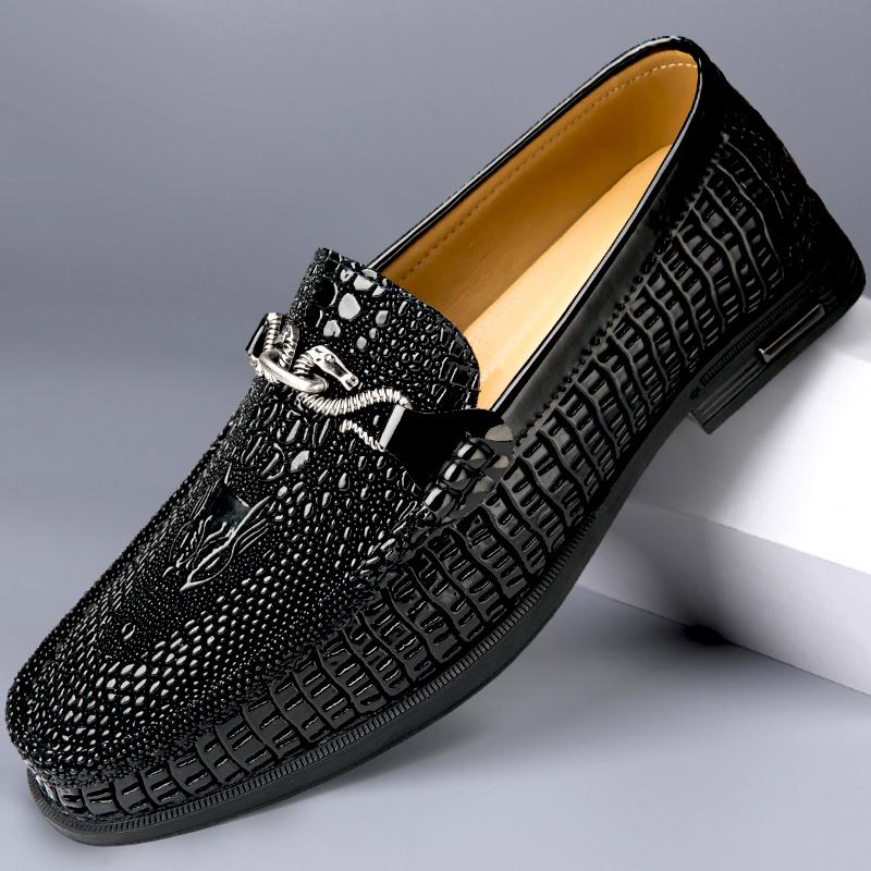 Модные мужские лоферы высшего качества, уличный стиль, обувь для ходьбы, роскошный бренд, кожаные мужские туфли, летние дышащие повседневные лоферы