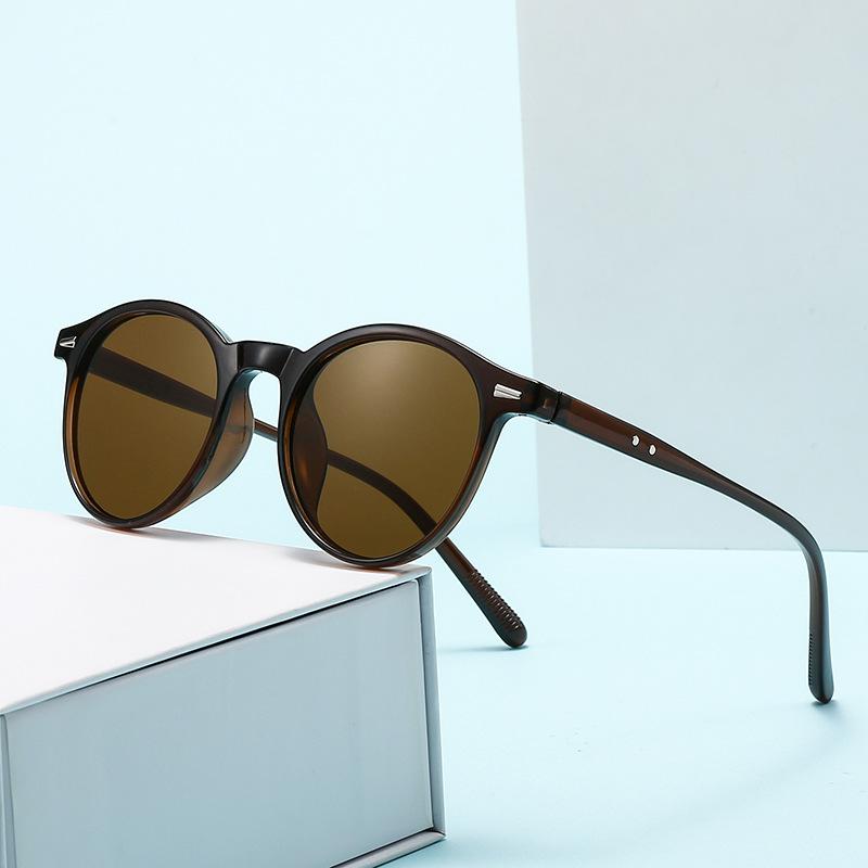 Солнцезащитные очки овальной формы из ацетата класса люкс для женщин Новые модные солнцезащитные очки Ретро круглые модные очки Очки для защиты от ультрафиолета UV400