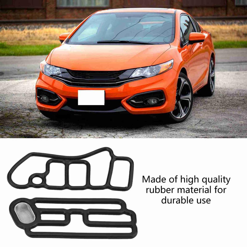 Pair of Head Cylinder Solenoid Gasket VTEC Gasket for Honda 15815 R70 A01 15845 R70 A01