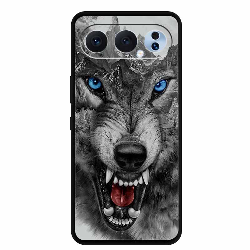Case For Honor 500 Pro 5G Animals Lion Soft Black Silicone TPU Phone Case For Honor 500 Pro Shell 6.55" Protection Bumper Fundas
