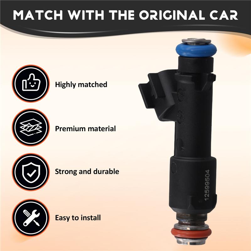12599504 Fuel Injectors For Colorado GMC Canyon 2.9L 2008-2012