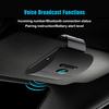 Автомобильный комплект громкой связи Bluetooth 4.2, зажим для солнцезащитного козырька, беспроводной аудиоприемник, громкая связь, музыкальный плеер, двойной микрофон