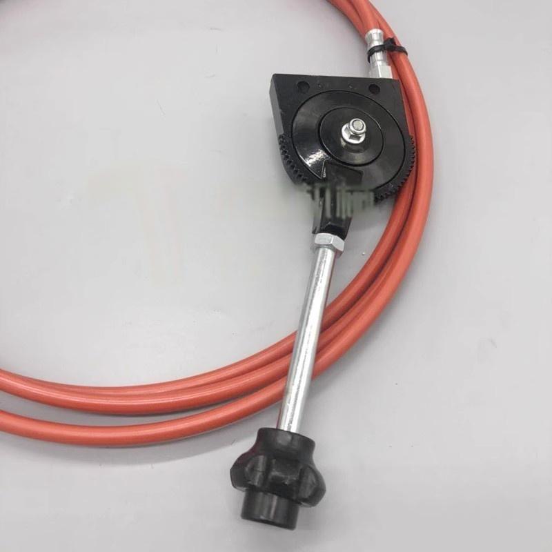 Modified Excavator Manual Throttle Cable Hand Pull Valve Line for Komatsu Daewoo Kobelco Hitachi Hyundai - Heavy Equipment Part