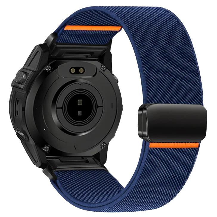 Быстросъемный нейлоновый ремешок 26 20 22 мм для Garmin Quatix 8/Tactix 8/Fenix 8 51мм 47мм/E 7X Pro 6X 5X/Enduro 3 Браслет Garmin 970 965