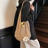 Large Capacity Flower Cotton Thread Hollow Tote Bag Women's New Seaside Vacation Beach Woven Shoulder Bag