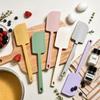 Food Grade Silicone Spatula Heat Resistant Non-Stick Food Safe Kitchen Utensil for Home Baking Pastry Dough Mixing