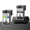 Прочный картридж с чернилами для принтера PG-245 XL/CL-246 XL для Canon PIXMA MG2920 2420 2922 2520 MX492