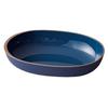 Takenaka Scoosy Oval Dish, Medium, Made In Japan, Navy, Approx. 18 X 12 X 3.8 Cm, T-26612