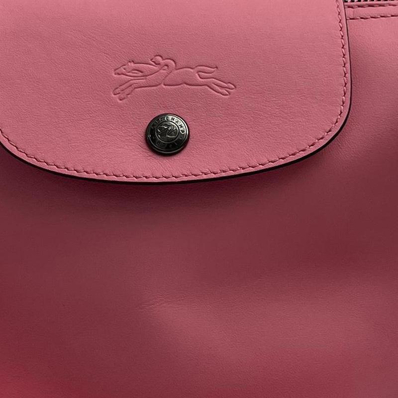 Longchamp Le Pliage Xtra 32 Snap Zipper Closure Leather Hobo Handbag Medium Women handbags Rose-Pink 10189987018