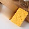 Натуральная целлюлозная хлопковая губка для мытья посуды, Утолщенная кухонная губка для мытья посуды, Впитывающая целлюлозная губка, Скребок