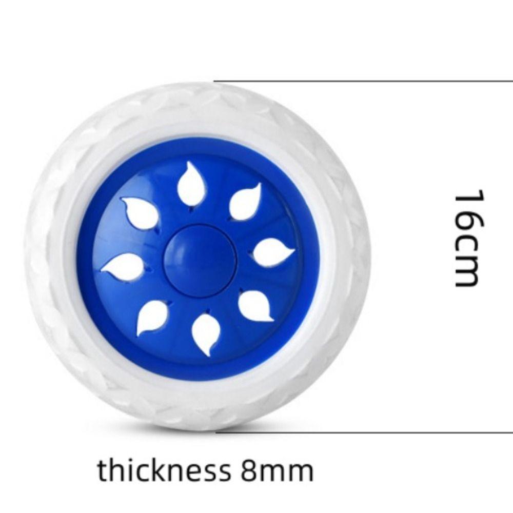 Детали Аксессуары 6,5 дюймов Диа Колеса для тележки для покупок Резина Вспененная Дорожная тележка Колесико