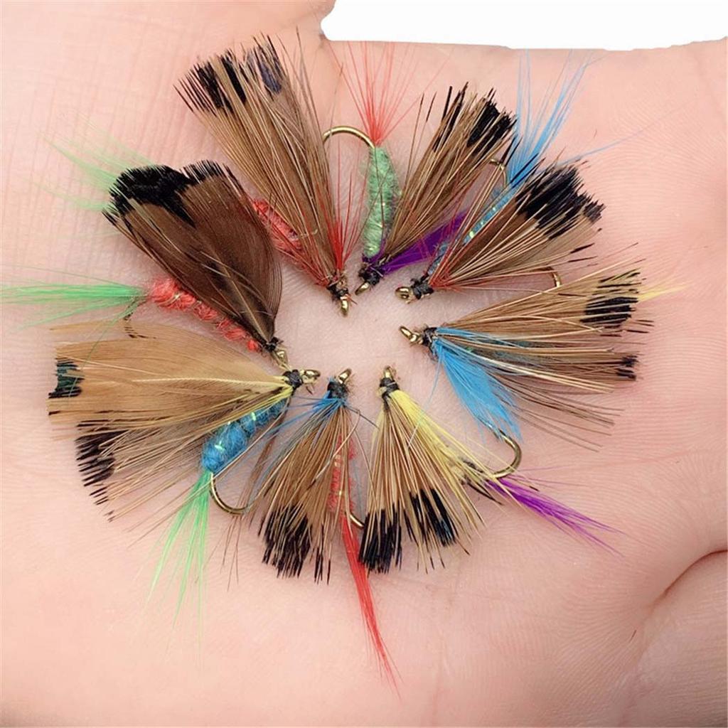 6/12/24 шт./кор., насекомые, мухи, приманки для рыбалки нахлыстом, приманки для форели/стилхеда/лосося/баса с супер заточенным кривошипным крючком