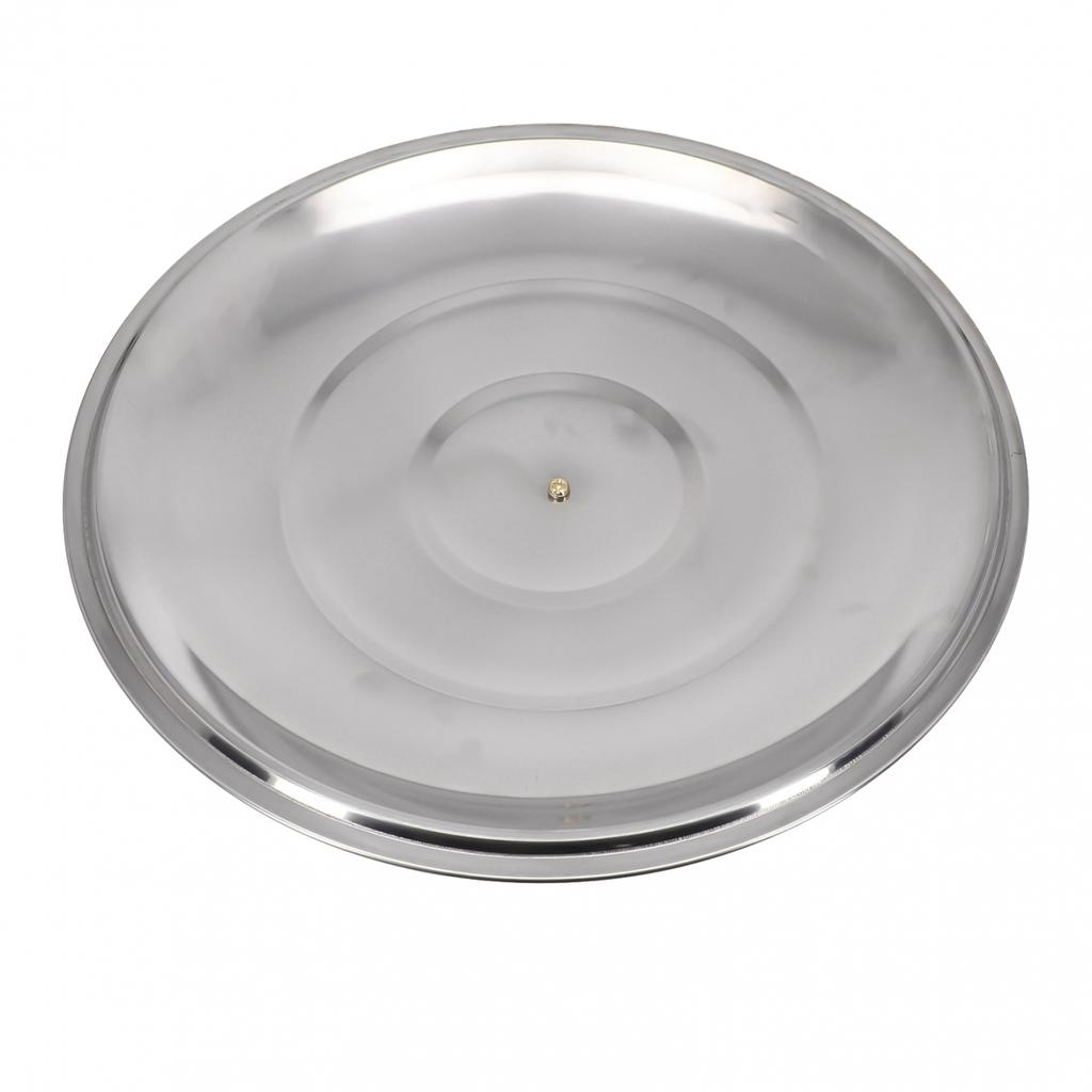 32cm Stainless Steel Lid Perfect for Flat Pans Woks Milk Pans Dishwasher Safe