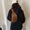 Сумка-бананка Half Moon Bag Fanny Bags Crossbody Waist Bag Simple PU Chest Bag Outdoor