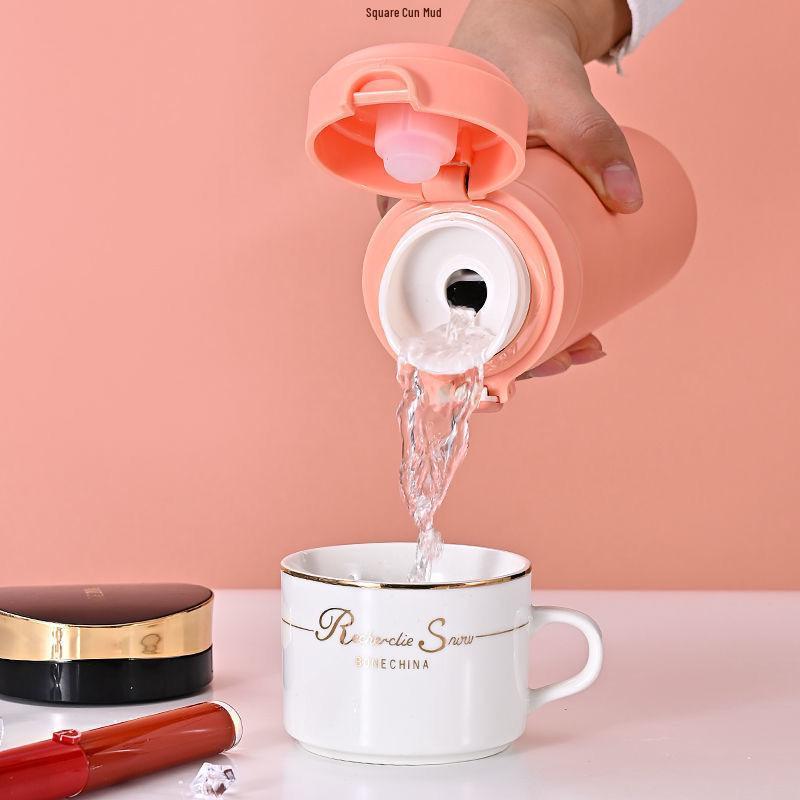 Портативная термокружка из нержавеющей стали 304 для улицы для мужчин и женщин - С нанесенным логотипом