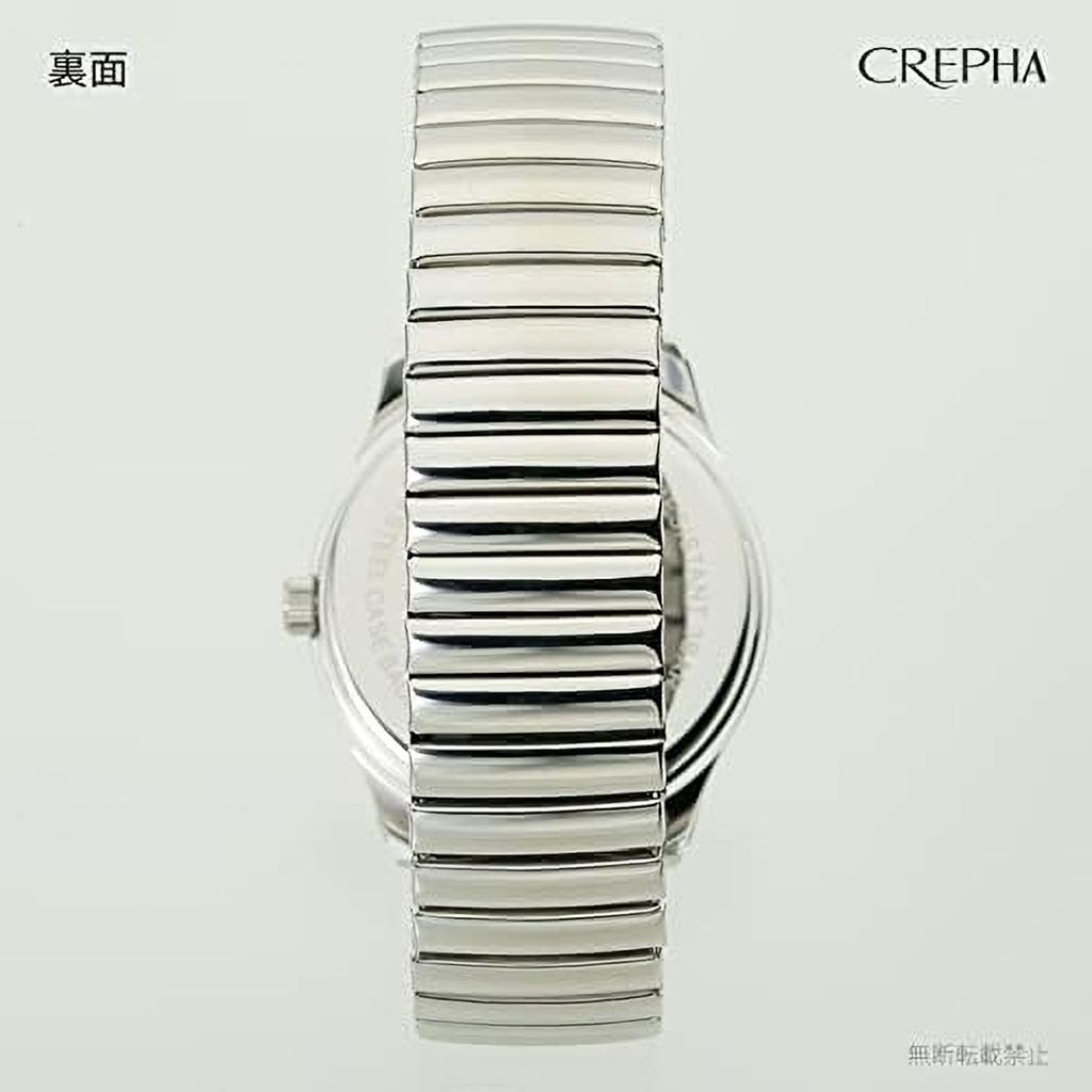 [Clefer] Analog Men's Watch Waterproof Metal Band Silver TE-AM179-WTS