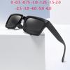 Colorful Square Polarized Sunglasses Prescription Eyewear Sport Anti-Glare Nearsighted Spectacles Diopter -0.5 -0.75 To -6