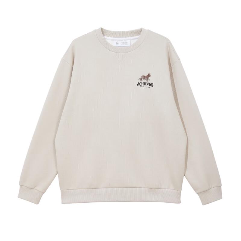 JACK&JONES Men's Embroidered Crew Neck Sweatshirt