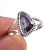 Natural Alexandrite Gemstone 925 Solid Sterling Silver Jewelry Ring Size 9 R3d91