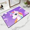 Коврики для ванной Rainbow Pony Коврики для входной двери в дом Нескользящие впитывающие коврики для ног Коврики для туалета