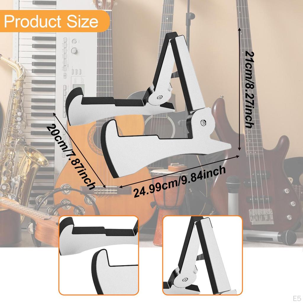 Folding Guitar Stand Floor Holder Foldable Professional Universal Musical Instrument