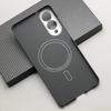 Магнитный чехол из углеродного волокна для Samsung Galaxy S25 Edge Magsafe Противоударная защитная крышка Арамидное волокно Galaxy S25 Edge Магнитный чехол