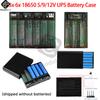 3x 6x 18650 Батарея ИБП Бесперебойное Питание 5В 9В 12В Выход DIY Блок Питания Power Bank для Домашнего Роутера Мобильного Телефона Планшета Модема