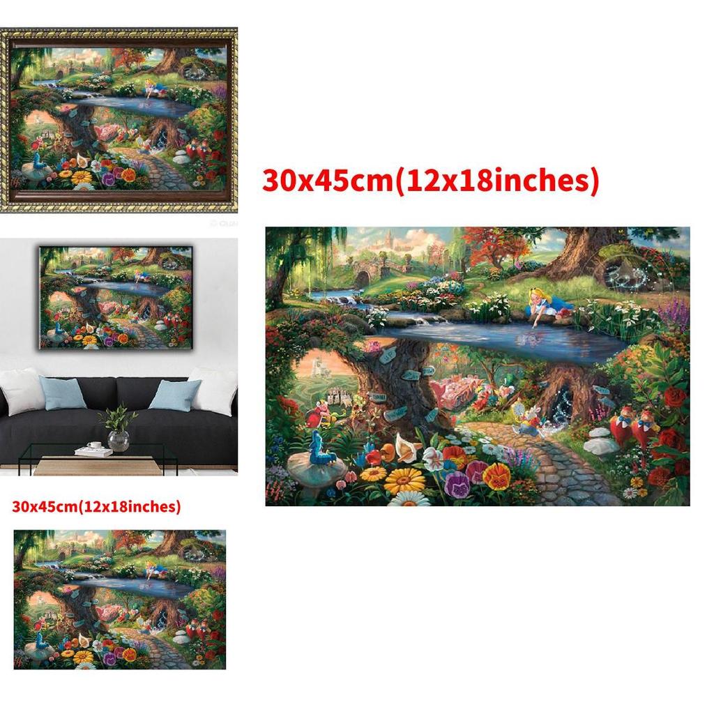 Холст с изображением принцессы-русалки, современная сказочная история, декоративная картина для спальни, детской комнаты