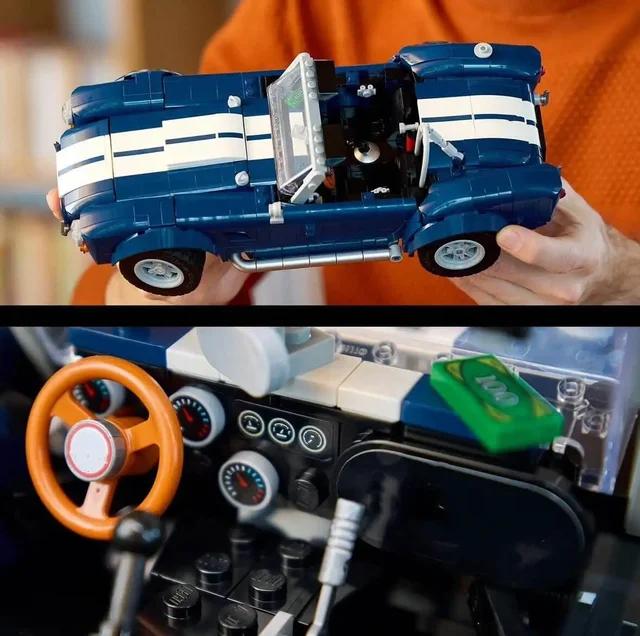 Creative New FIT 10357 Blue Sports Car Model Car, Educational Toys, Birthday Toy Gifts, Christmas, Halloween Gifts