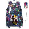 ONE PIECE Luffy School Bag Animation Peripheral Large Capacity Lightweight Backpack Junior High School Backpack Travel Bag