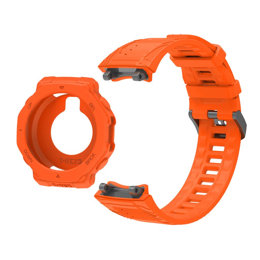 Для Huami Amazfit T-Rex 3 ремешок и корпус часов того же цвета одноцветный регулируемый ремешок + украшение в виде ракушки