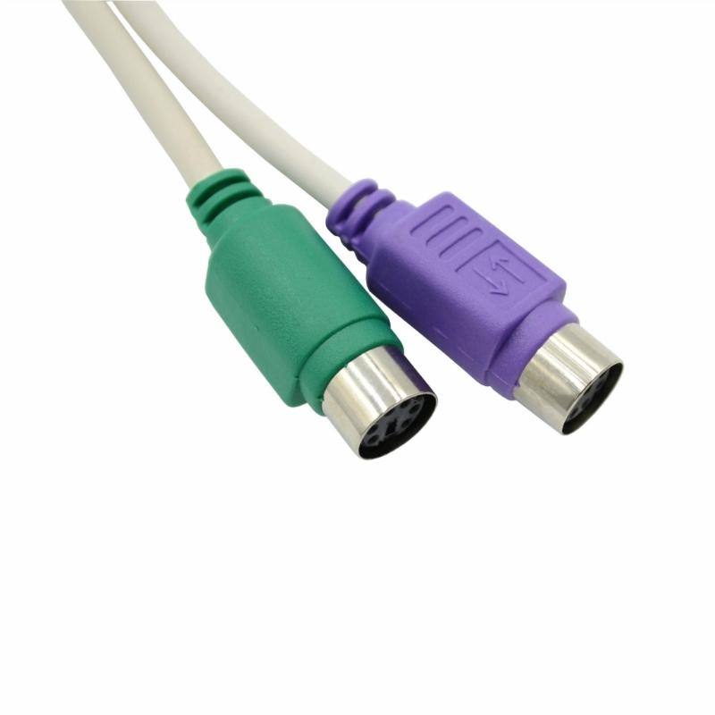 USB2.0 A Male на PS2 с поддержкой мыши и клавиатуры для сканирования PS2 в USB-адаптер Кабель-адаптер