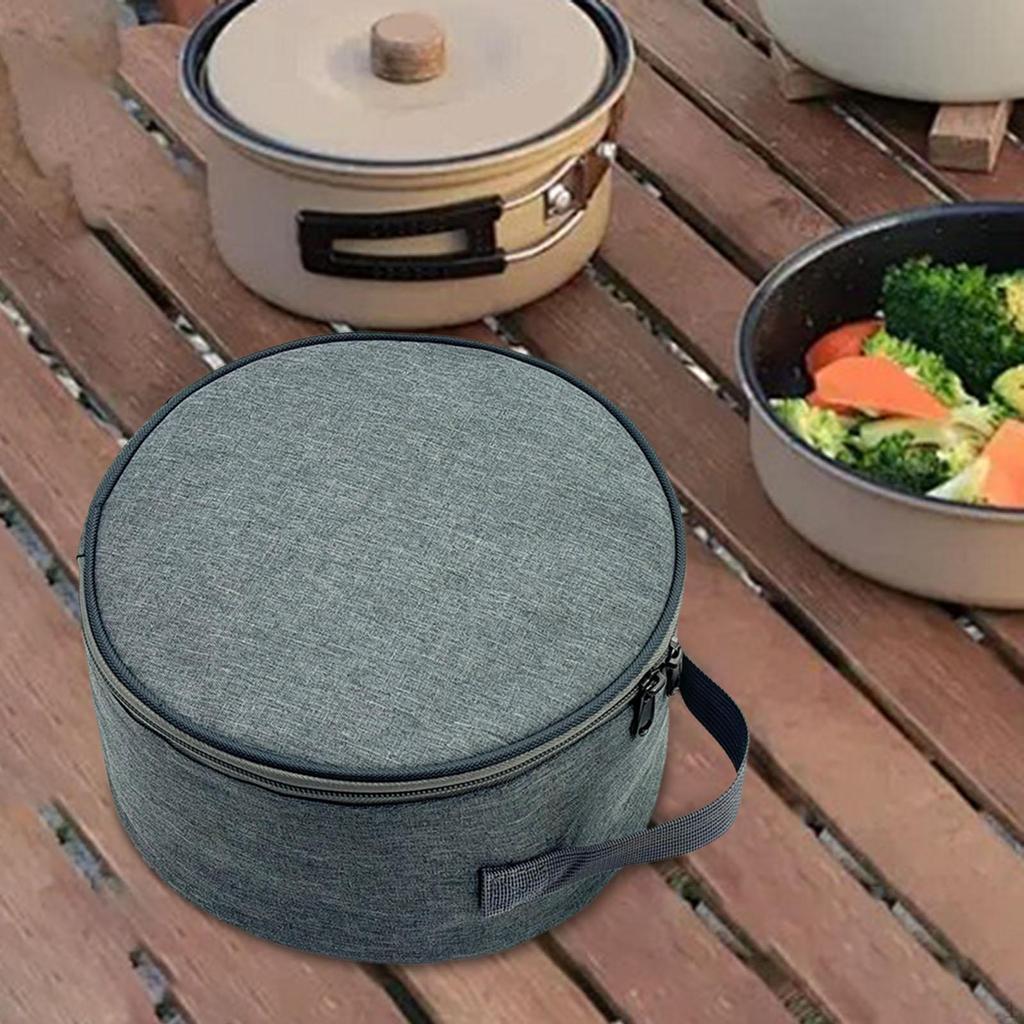 Foldable Fan Storage Bag Easy Carrying Wash Makeup for Outdoor Travel Camping