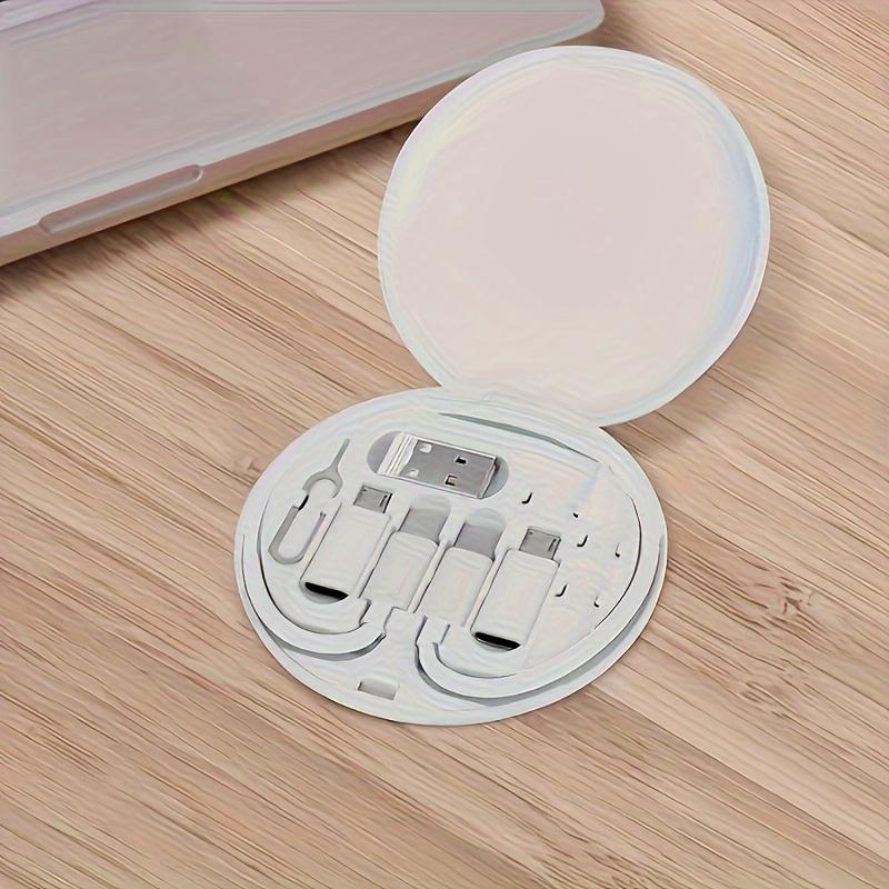 Цифровые кабели Комплект кабелей-переходников для зарядки с несколькими USB-разъемами, комплект для преобразования USB C USB A и Type C на штекер Micro/Type C, передача данных, хранение карт