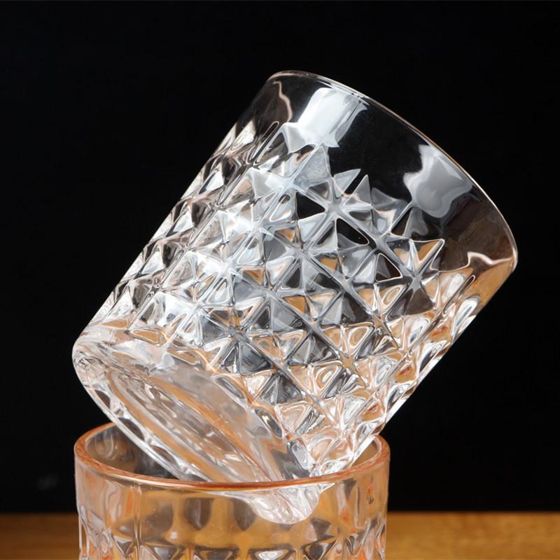 Стекло Diamond Style Whisky Glass Ins Nordic Creative Cocktail Wine Glass Drinking Brandy Transparent House Drinks Пивная кружка