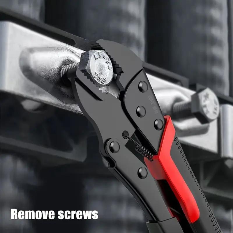 7/9/10 Inch Heavy-Duty Universal Pliers Multifunction Manual Fixed Jaw Clamp Tool f Durable Locking Pliers Hand Tools