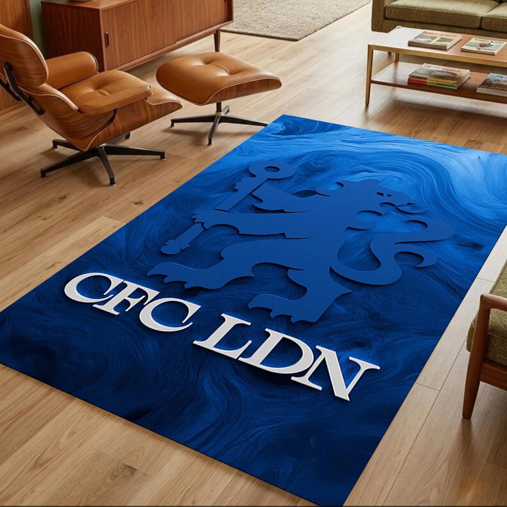 Chelsea Fc Football Player Floor Mat Perfect for Game Room Kitchen Bedrooms Dining Room Anti-slip Rug Office home decor Birthday/Christmas Gift