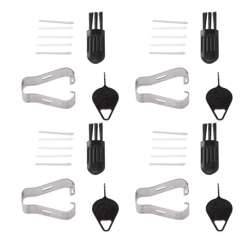 4 Sets For Tab S8 Stylus Pen Tips Durable ABS Easy Installation for S8 Plus Replacement Tips with Pins Tweezers Brushes