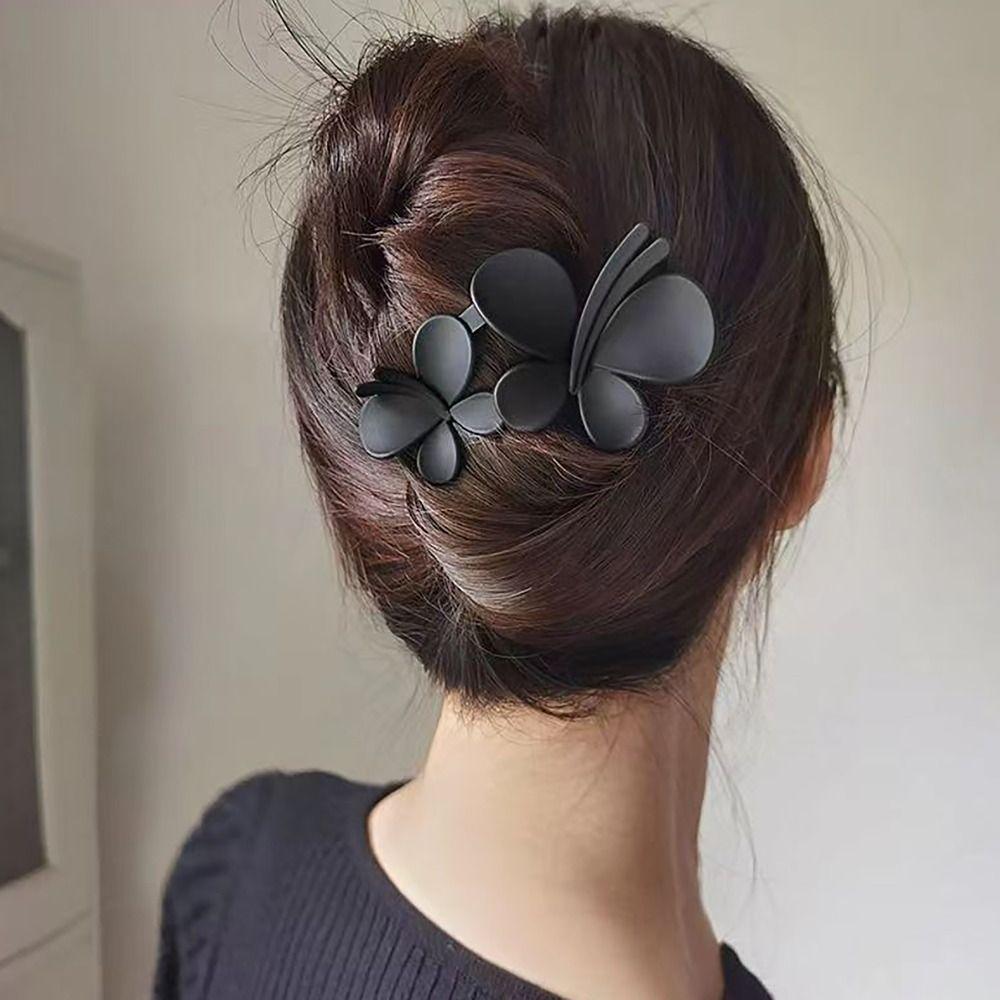 No Bend Butterfly Alligator Hair Clips Matte Flat Hair Clips Duck Billed Hair Clips  Women Girls